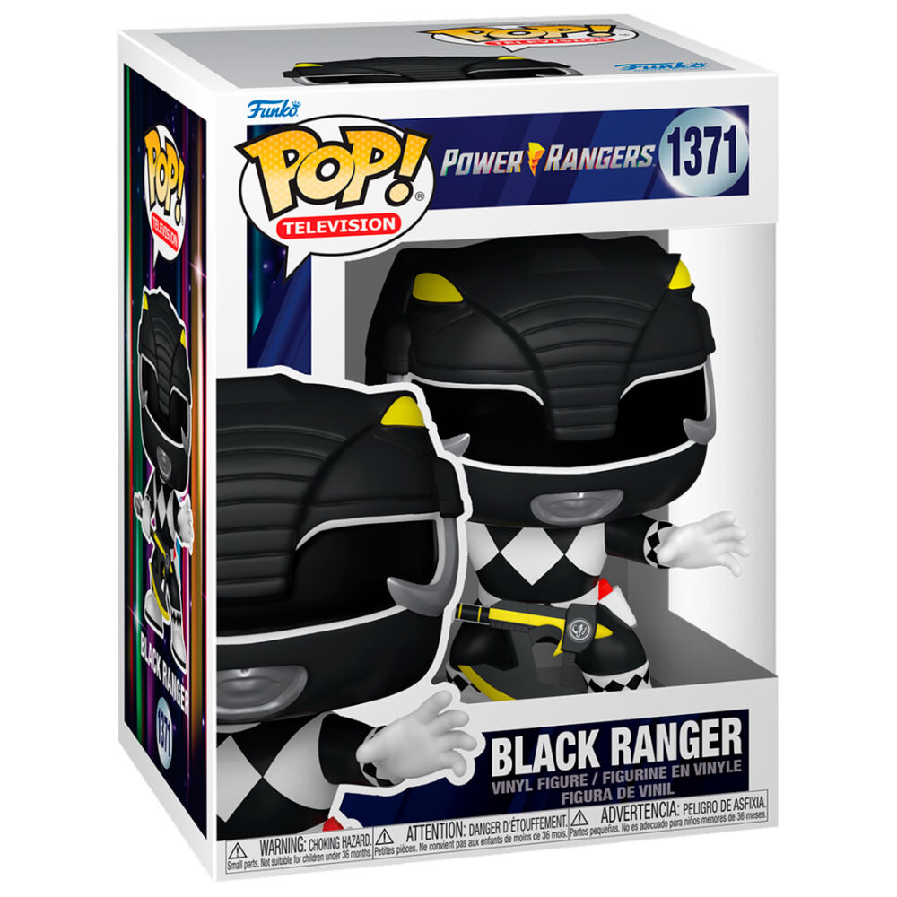 Imagen 2 de Figura Pop Power Rangers 30Th Anniversary Black Ranger