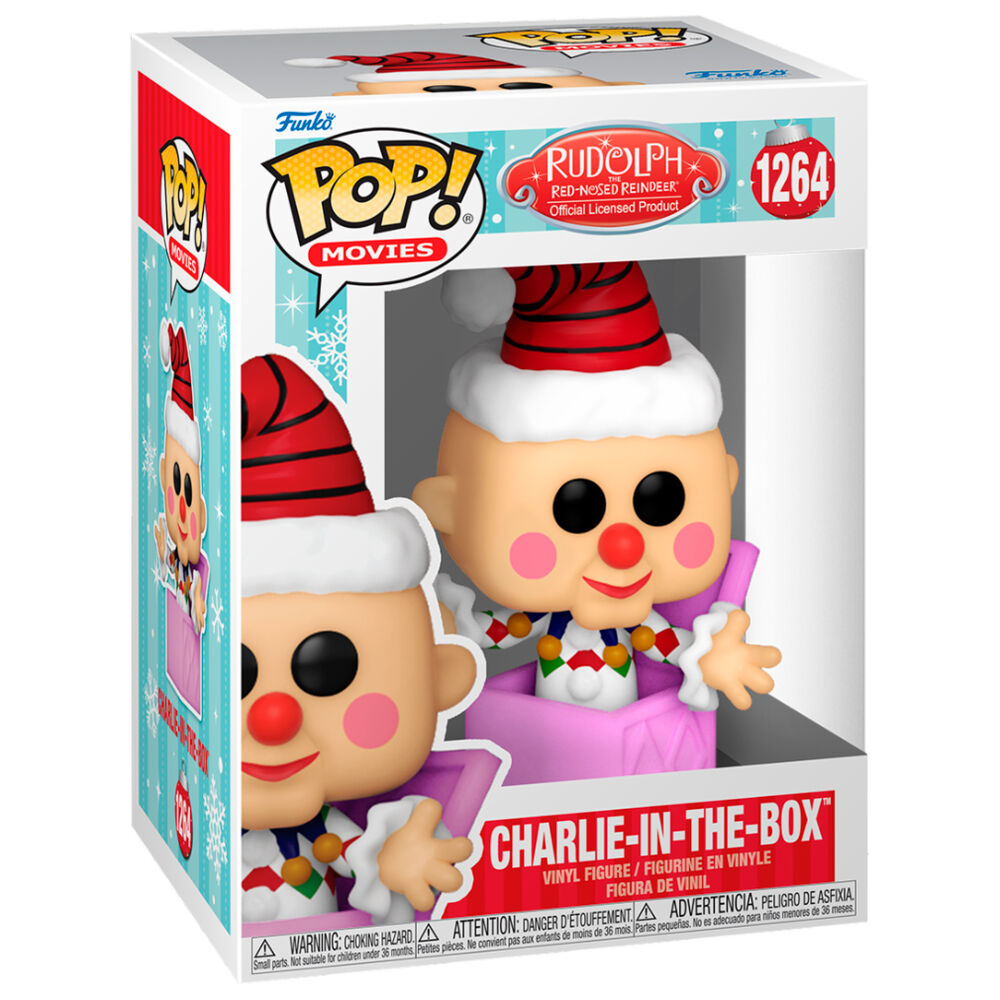 Imagen 2 de Figura Pop Rudolph The Red-Nosed Reindeer Charlie In The Box