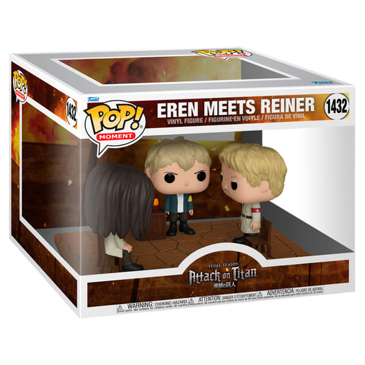 Imagen 1 de Figura Pop Moment Attack On Titan Eren Meets Reiner