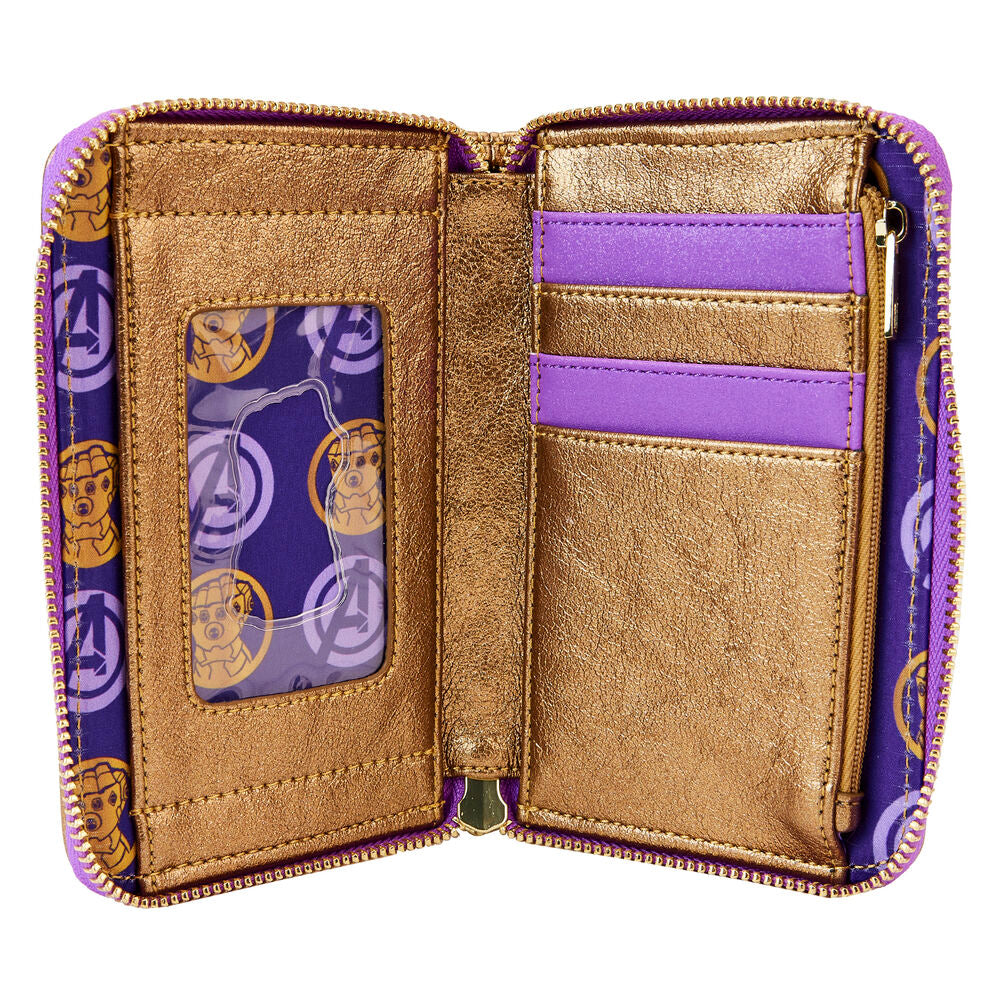 Imagen 3 de Cartera Guantelete Thanos Marvel Loungefly