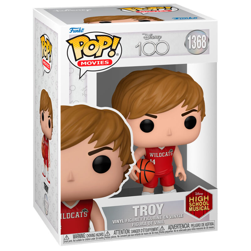 Imagen de Figura Pop Disney 100Th Anniversary High School Musical Troy parte de nuestra colección en Espadas y más, sitio oficial.