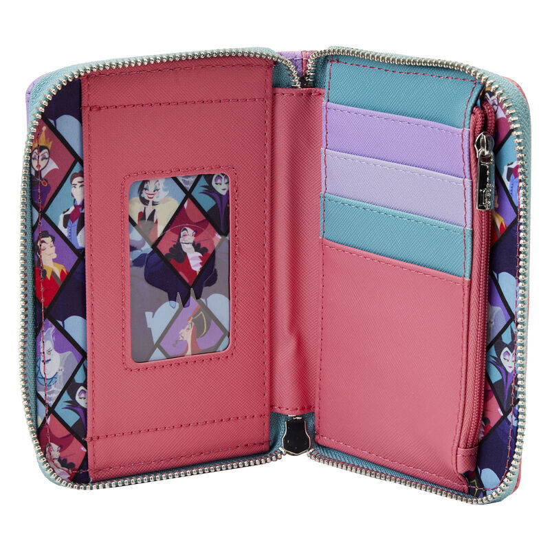 Imagen 2 de Cartera Color Block Villanos Disney Loungefly