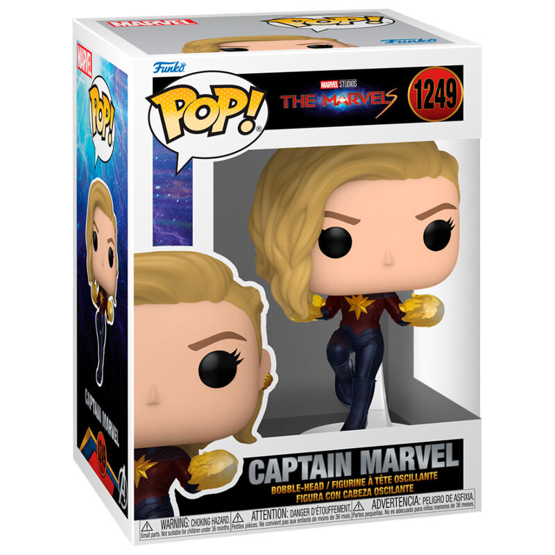 Imagen 2 de Figura Pop Marvel The Marvels Captain Marvel