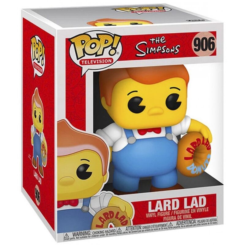 Imagen 2 - Figura Pop Simpsons Lard Lad 15Cm