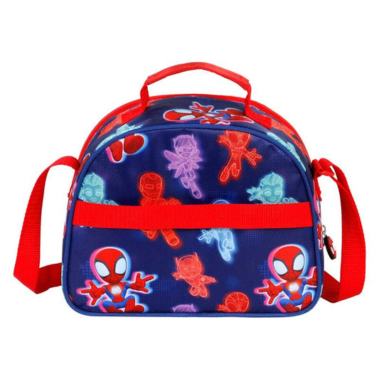 Imagen 1 de Bolsa Portameriendas 3D Glow Spidey Spiderman Marvel Doble