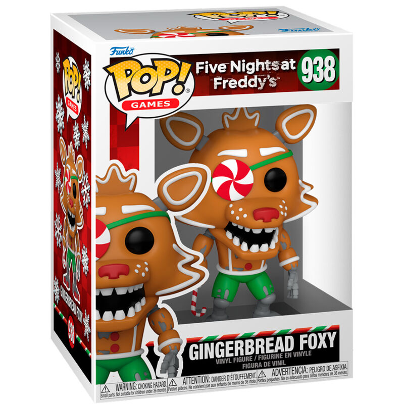 Imagen 2 de Figura Pop Five Nights At Freddys Holiday Gingerbread Foxy