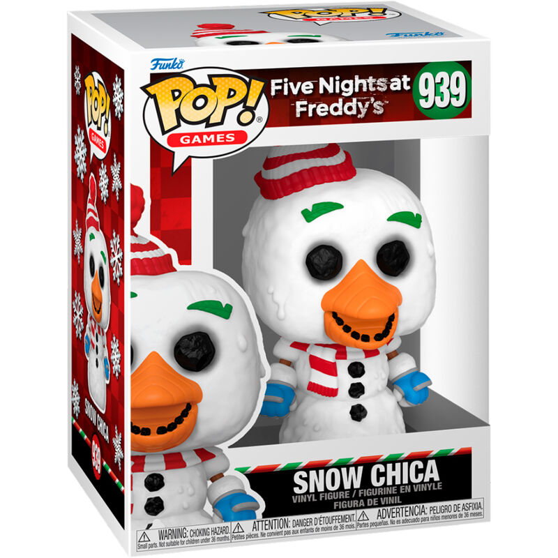 Imagen 2 de Figura Pop Five Nights At Freddys Holiday Snow Chica