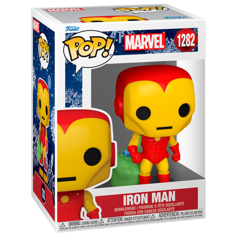 Imagen 2 de Figura Pop Marvel Holiday Iron Man