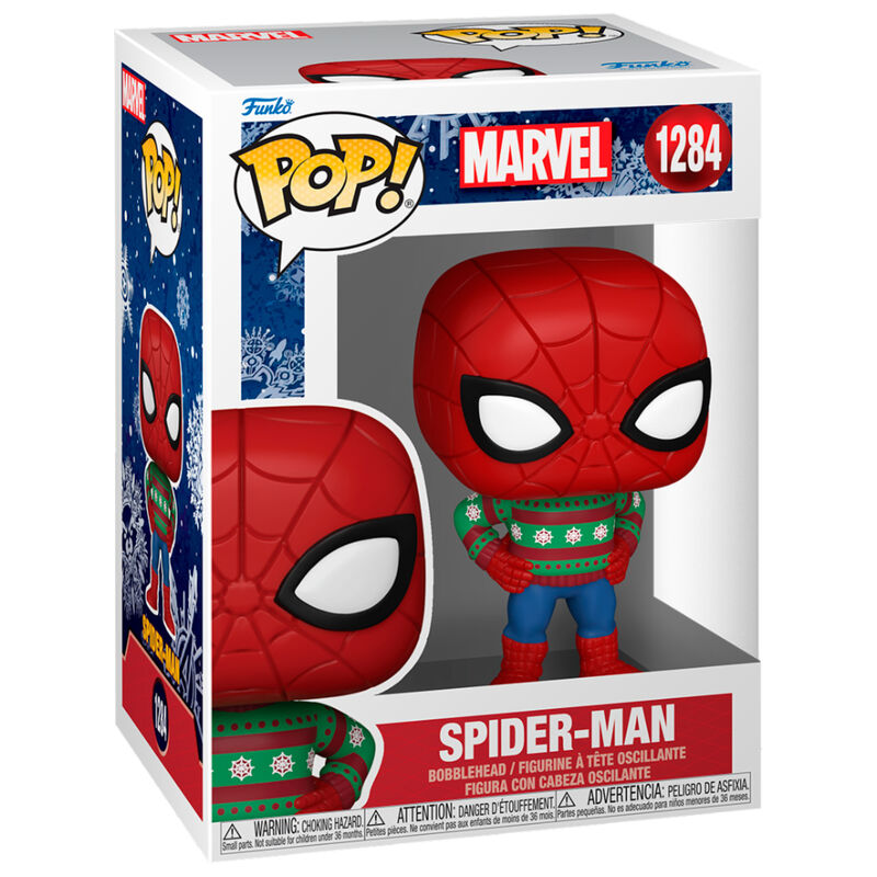 Imagen 2 de Figura Pop Marvel Holiday Spiderman