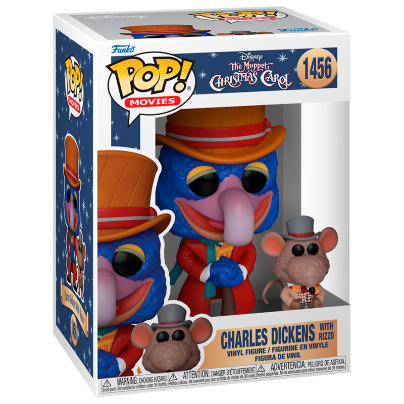 Imagen 2 - Figura Pop Disney The Muppet Christmas Carol Charles Dickens With Rizzo