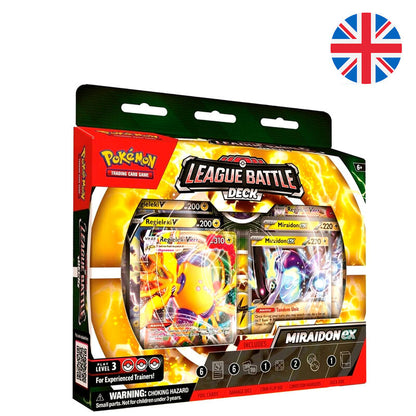 Imagen 1 de Blister Juego Cartas Coleccionables Miraidon Ex League Battle Deck Pokemon Ingles