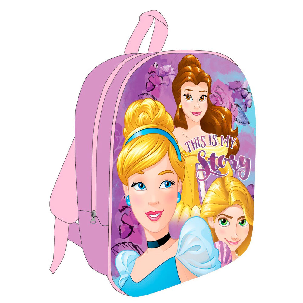 Imagen 1 de Mochila 3D Princesas Disney 30Cm