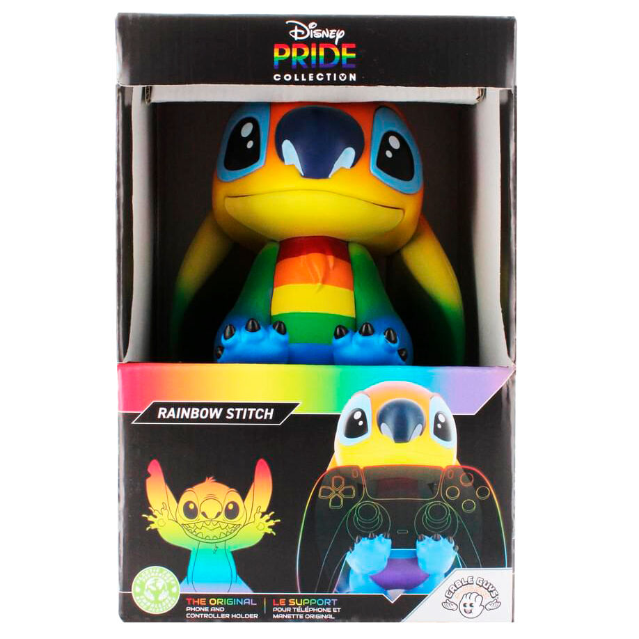 Imagen 15 de Cable Guy Soporte Sujecion Figura Rainbow Stitch Disney 20Cm