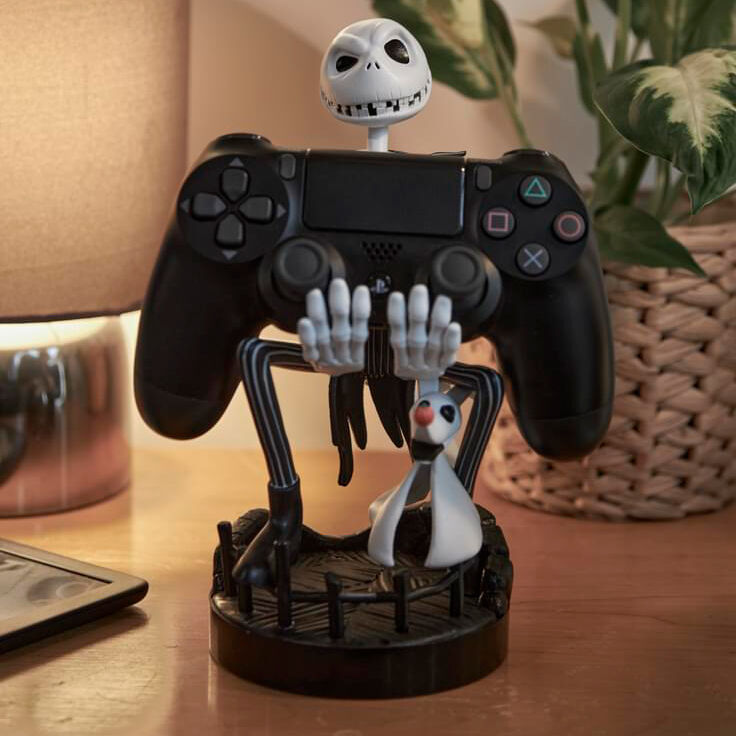 Imagen 8 de Cable Guy Soporte Sujecion Figura Jack Skellington Pesadilla Antes De Navidad Disney 21Cm