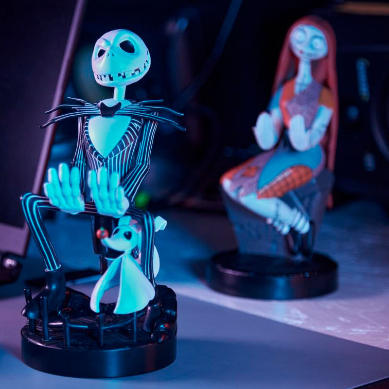 Imagen 9 de Cable Guy Soporte Sujecion Figura Jack Skellington Pesadilla Antes De Navidad Disney 21Cm