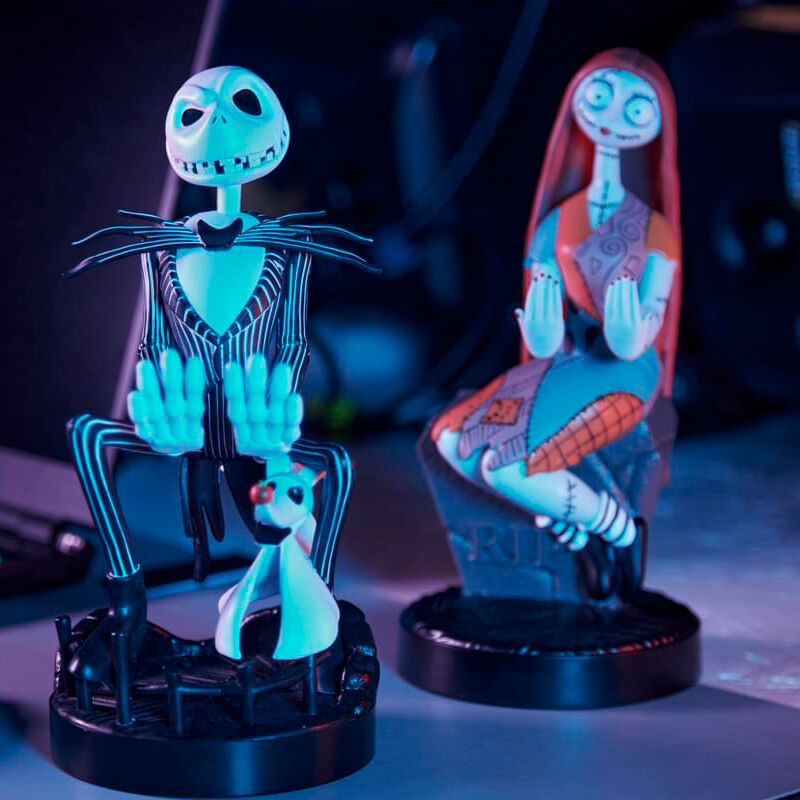 Imagen 10 de Cable Guy Soporte Sujecion Figura Jack Skellington Pesadilla Antes De Navidad Disney 21Cm