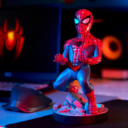 Imagen de Cable Guy Soporte Sujecion Figura Spiderman Marvel 21Cm parte de nuestra colección en Espadas y más, sitio oficial.