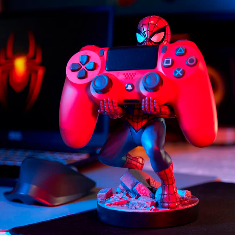 Imagen de Cable Guy Soporte Sujecion Figura Spiderman Marvel 21Cm parte de nuestra colección en Espadas y más, sitio oficial.
