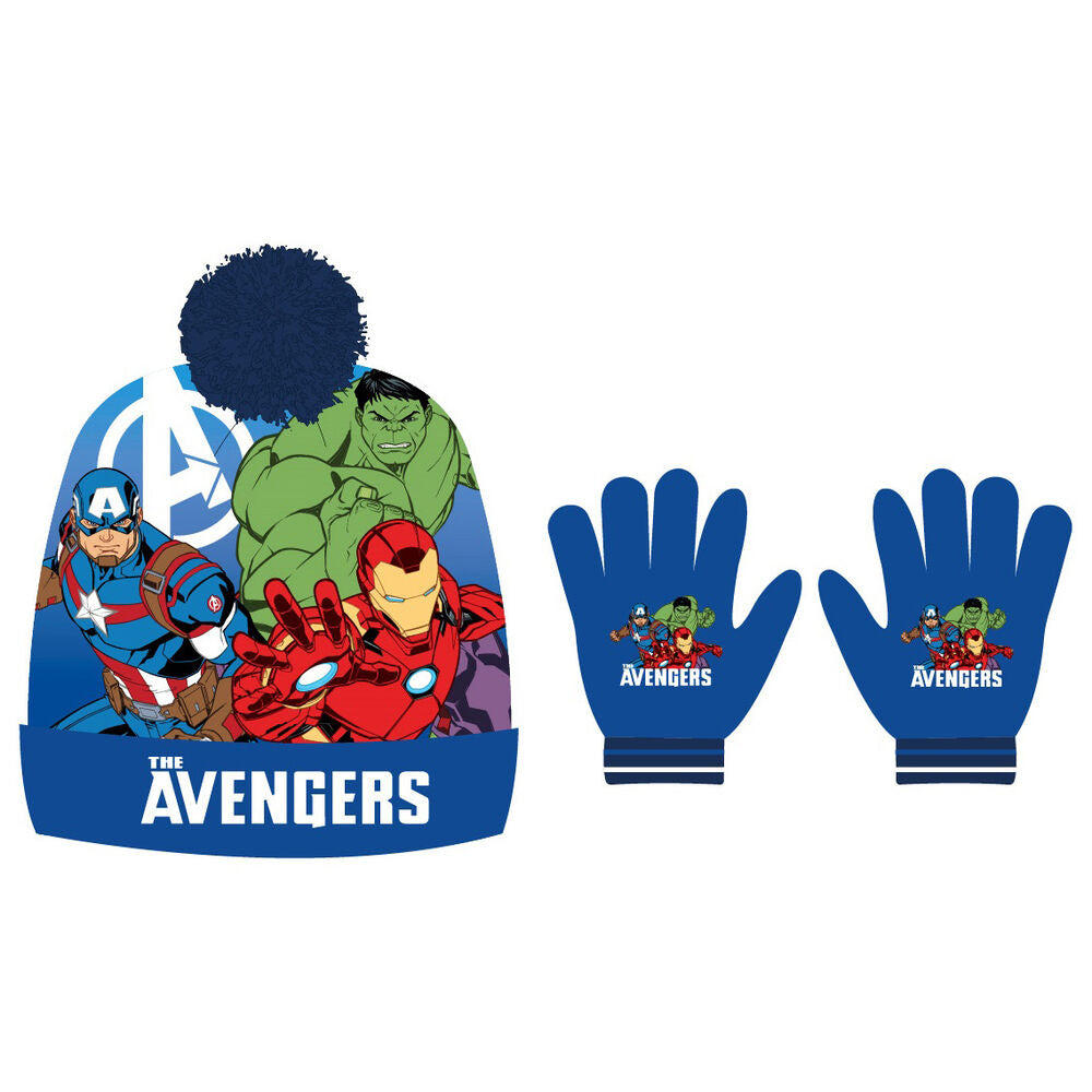 Imagen 1 de Set Gorro Y Guantes Los Vengadores Avengers Marvel