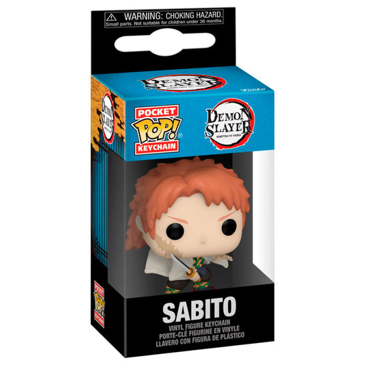 Imagen de Llavero Pocket Pop Demon Slayer Sabito parte de nuestra colección en Espadas y más, sitio oficial.