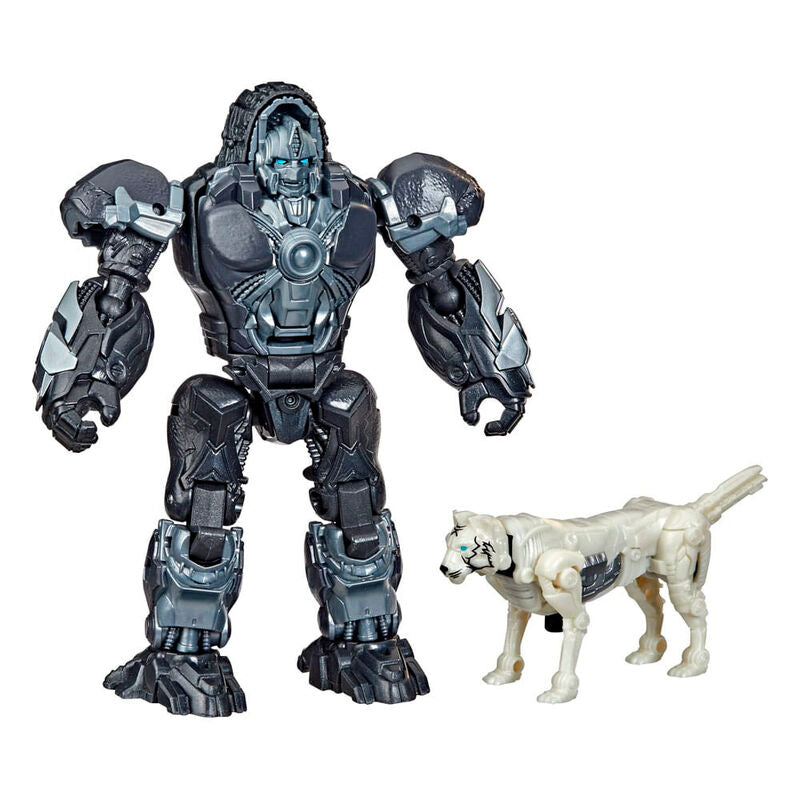 Imagen 1 de Figura Optimus Primal & Arrowstripe Beast Alliance Weaponizer El Despertar De Las Bestias Transformers 13Cm