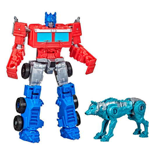Imagen 1 de Figura Optimus Prime & Chainclaw Beast Alliance Weaponizer El Despertar De Las Bestias Transformers 13Cm