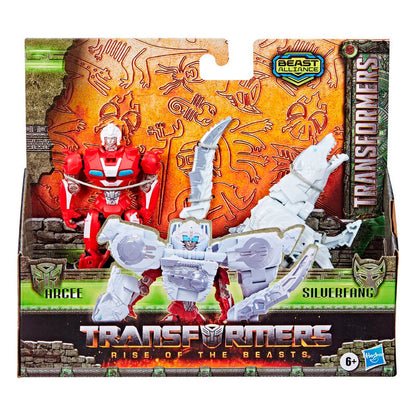 Imagen 2 de Figura Arcee & Silverfang Beast Alliance Combiner El Despertar De Las Bestias Transformers 13Cm