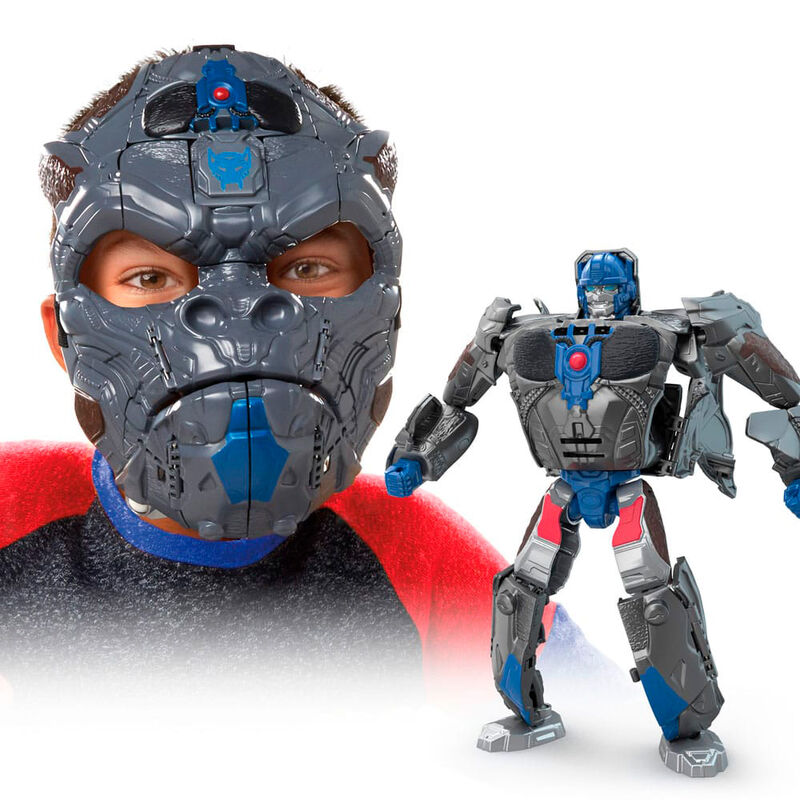 Imagen 3 de Mascara Figura Optimus Primal El Despertar De Las Bestias Transformers 23Cm