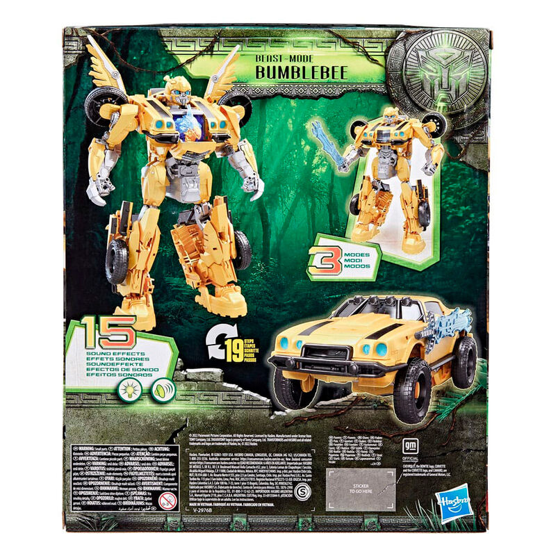Imagen 4 de Figura Electronica Beast-Mode Bumblebee El Despertar De Las Bestias Transformers 25Cm