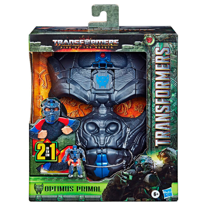 Imagen 5 de Mascara Figura Optimus Primal El Despertar De Las Bestias Transformers 23Cm