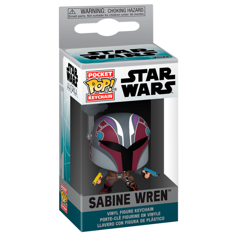 Imagen de Llavero Pocket Pop Ahsoka Sabine Wren parte de nuestra colección en Espadas y más, sitio oficial.