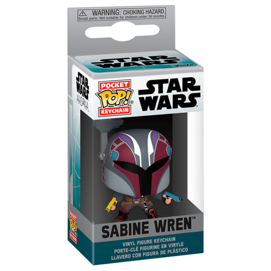 Imagen de Llavero Pocket Pop Ahsoka Sabine Wren parte de nuestra colección en Espadas y más, sitio oficial.
