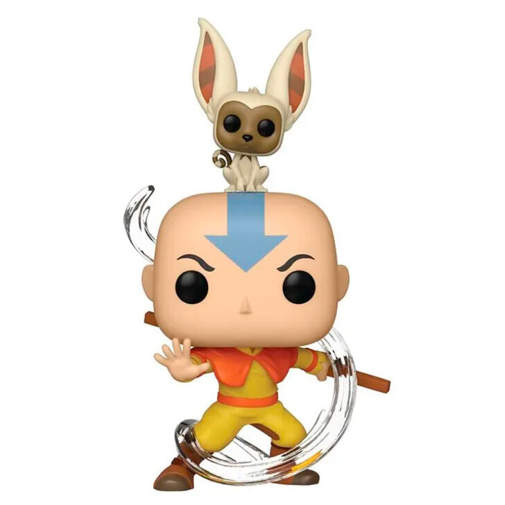 Imagen de Figura Pop Avatar The Last Airbender Aang With Momo parte de nuestra colección en Espadas y más, sitio oficial.