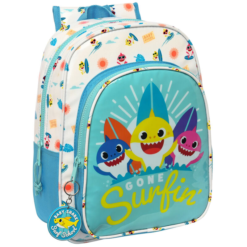 Imagen 1 de Mochila Surfing Baby Shark 34Cm Adaptable