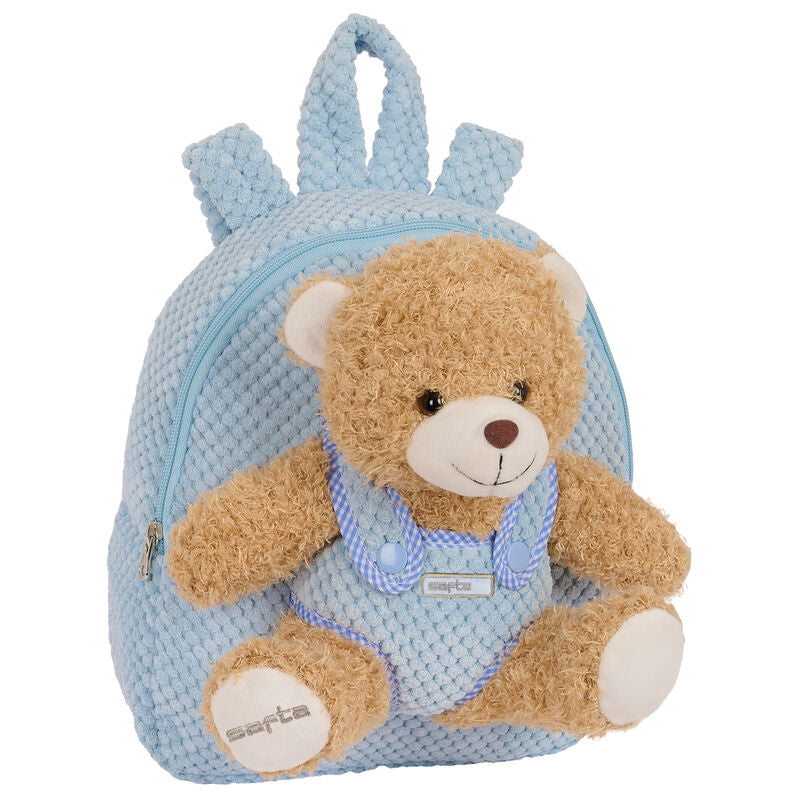 Imagen 1 de Mochila + Peluche Osito Azul 27Cm