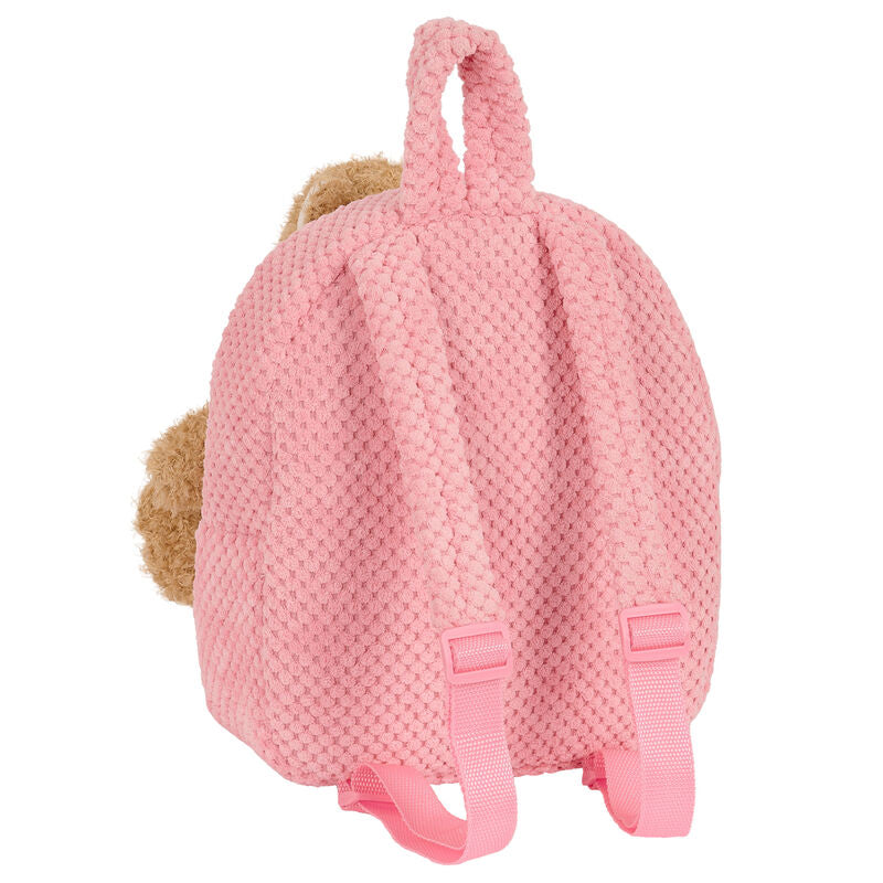 Imagen 2 de Mochila + Peluche Osito Rosa 27Cm