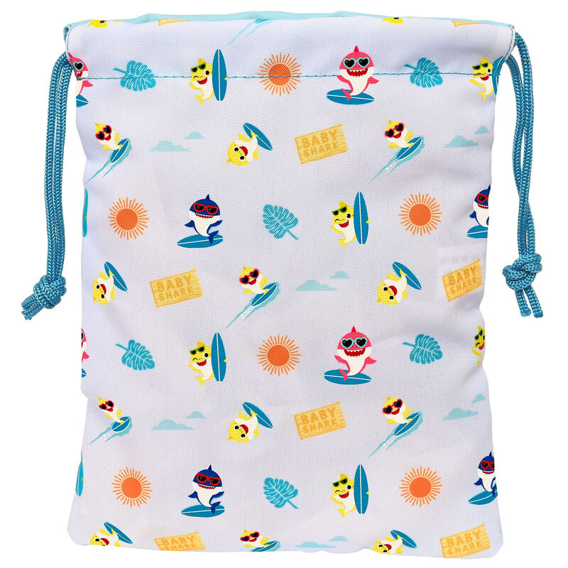 Imagen 2 de Saco Merienda Surfing Baby Shark 25Cm