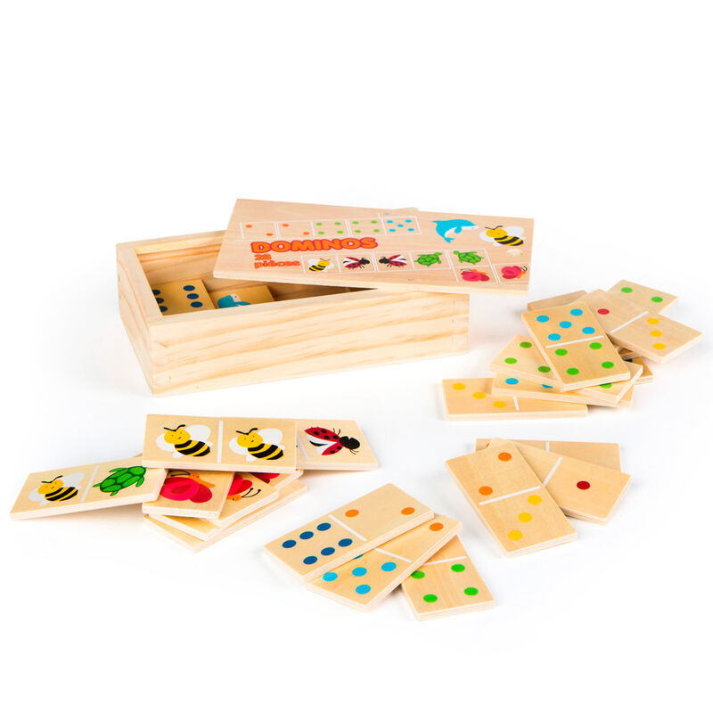 Imagen 1 - Domino Animales Madera 29Pzs