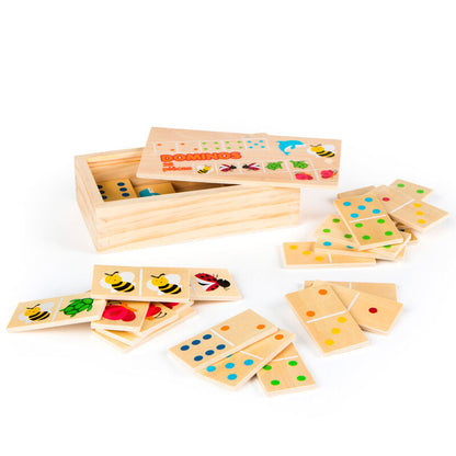 Imagen 1 - Domino Animales Madera 29Pzs