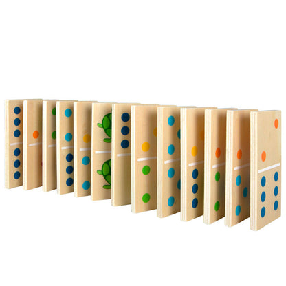 Imagen 2 - Domino Animales Madera 29Pzs