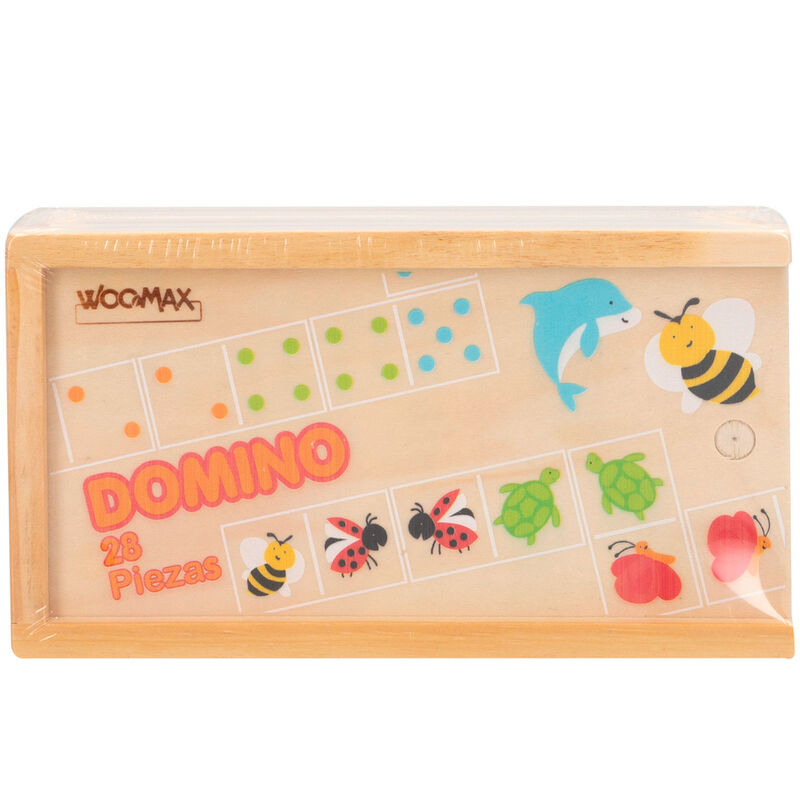 Imagen 5 - Domino Animales Madera 29Pzs