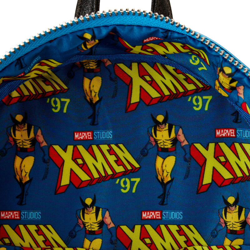 Imagen 6 de Mochila Metallic Wolverine X-Men Marvel Loungefly 26Cm