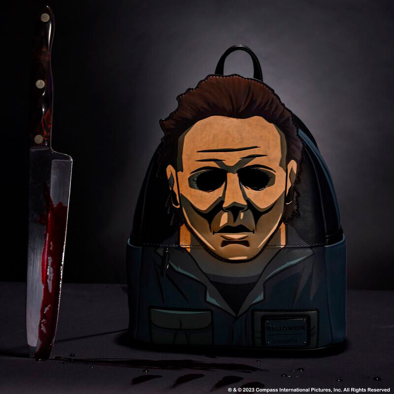 Imagen 8 de Mochila Michael Myers Mask Cosplay Halloween Loungefly 26Cm