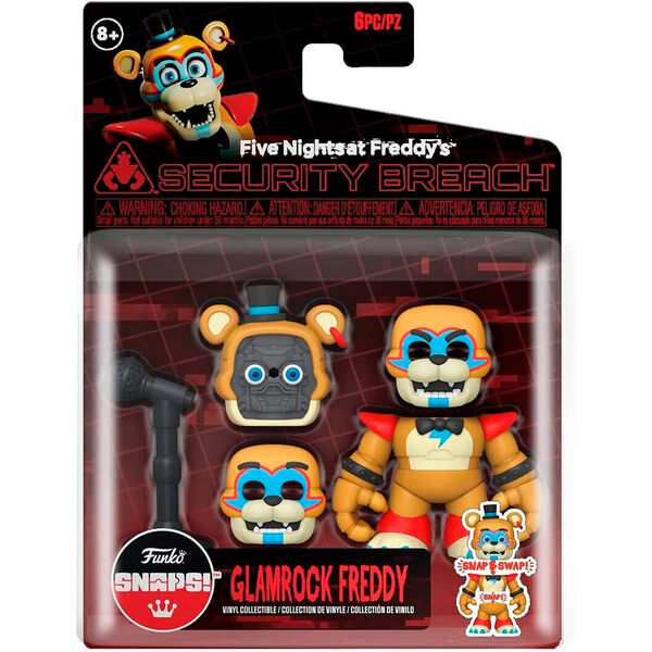 Imagen 2 de Figura Snaps! Five Night At Freddy Glamrock Freddy