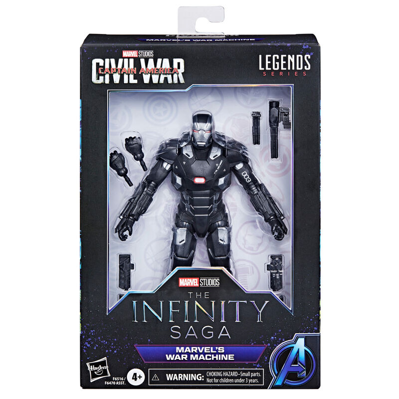 Imagen 2 de Figura Marvel War Machine Capitan America Civil War The Infinity Saga Marvel 15Cm