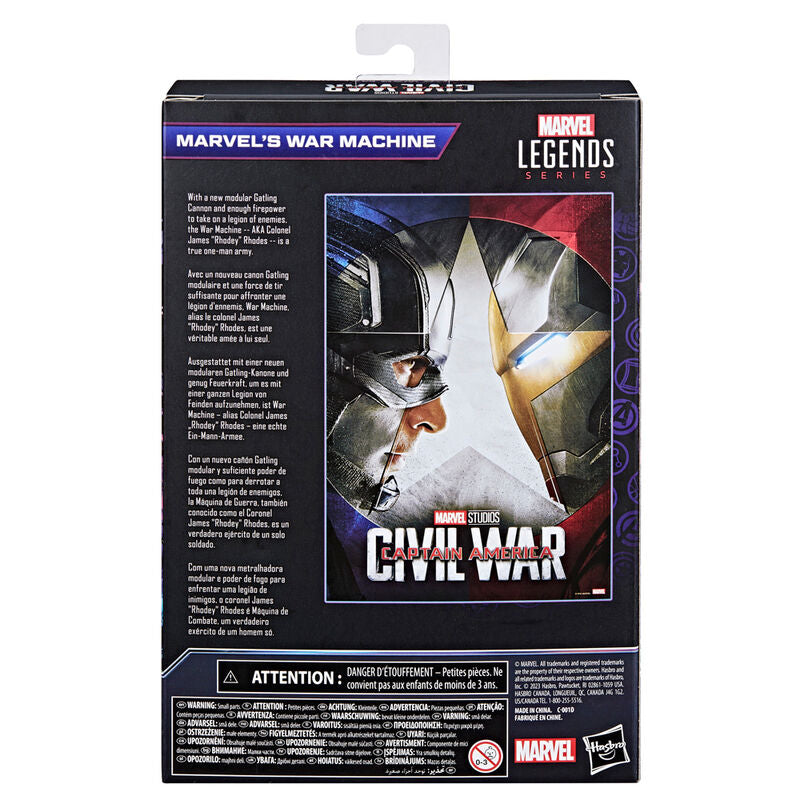 Imagen 10 - Figura Marvel War Machine Capitan America Civil War The Infinity Saga Marvel 15Cm