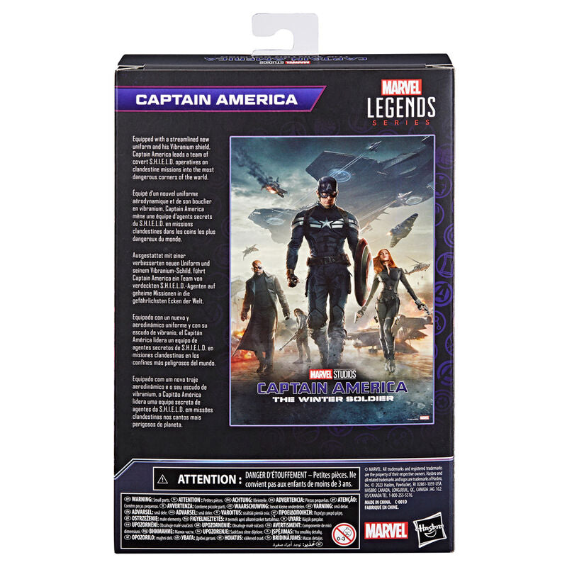 Imagen 8 de Figura Capitan America - Capitan America The Winter Soldier The Infinity Saga Marvel 15Cm