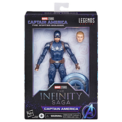 Imagen 2 de Figura Capitan America - Capitan America The Winter Soldier The Infinity Saga Marvel 15Cm