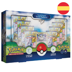 Imagen de Caja Juego Cartas Coleccionables Eevee Radiante Pokemon Go parte de nuestra colección en Espadas y más, sitio oficial.