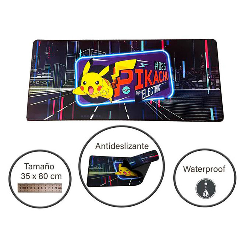 Imagen 2 de Alfombrilla Gaming Pikachu Pokemon